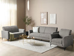 Sofa Set grau 6-Sitzer FENES