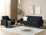 3-Sitzer Sofa schwarz FENES