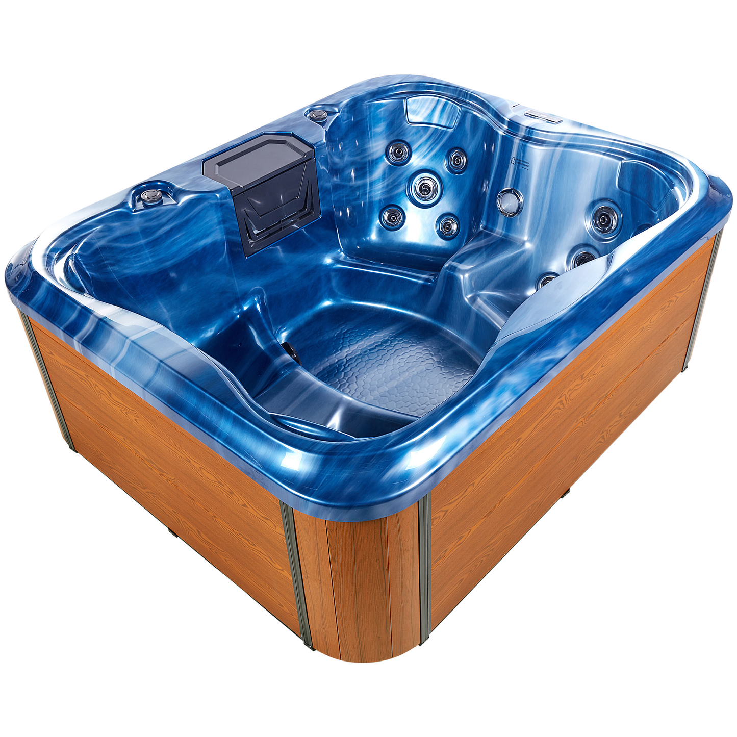 Outdoor Whirlpool mit LED ARCELIA Blau
