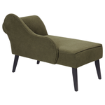 Chaiselongue olivgrün rechtsseitig BIARRITZ