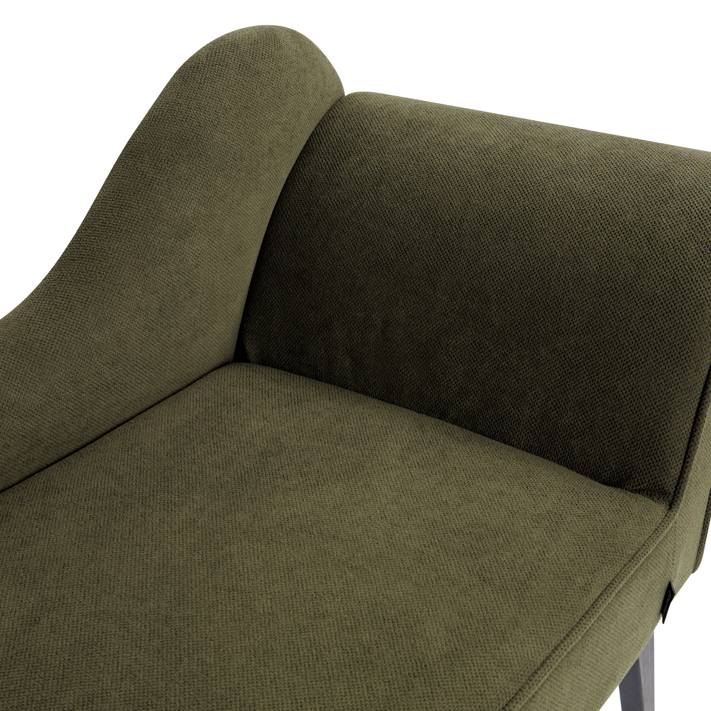 Chaiselongue olivgrün rechtsseitig BIARRITZ