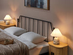 Tischlampe 2er Set ZEYI Keramik Weiss