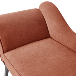 Chaiselongue rot linksseitig BIARRITZ