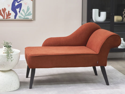 Chaiselongue rot rechtsseitig BIARRITZ