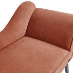 Chaiselongue rot rechtsseitig BIARRITZ
