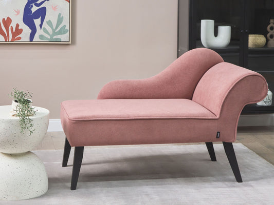 Chaiselongue rosa rechtsseitig BIARRITZ