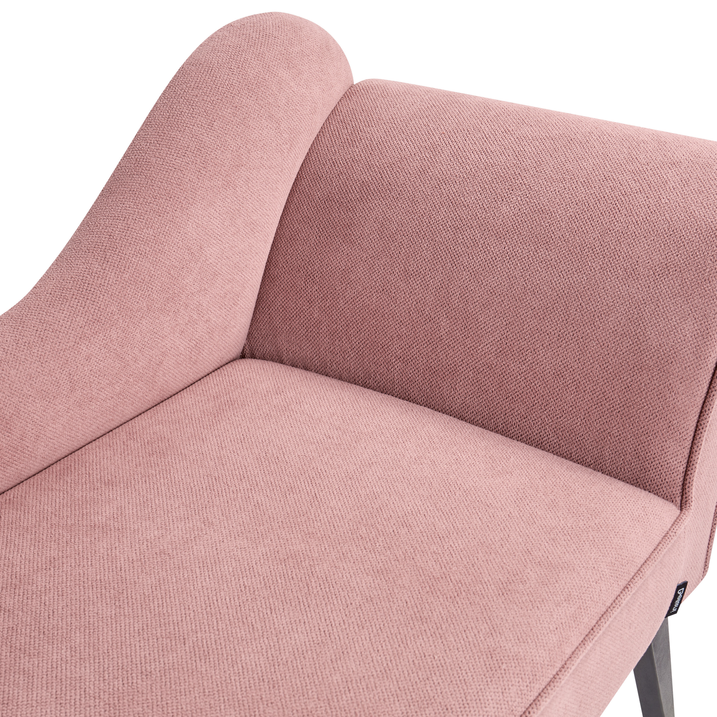 Chaiselongue rosa rechtsseitig BIARRITZ