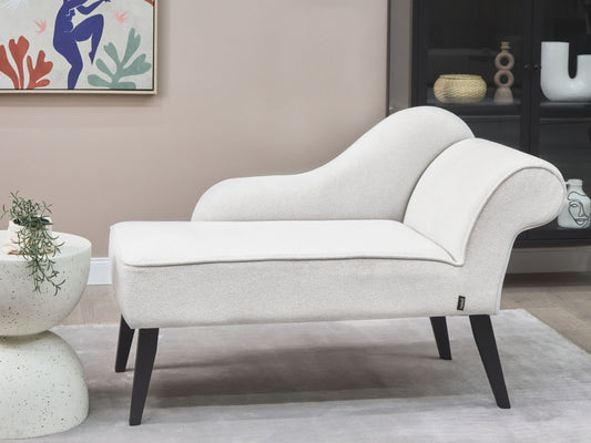 Chaiselongue weiss rechtsseitig BIARRITZ