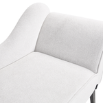 Chaiselongue weiss rechtsseitig BIARRITZ