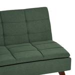 3-Sitzer Schlafsofa dunkelgrün / dunkelbraun RONNE