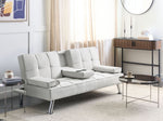 3-Sitzer Schlafsofa hellbeige ROXEN