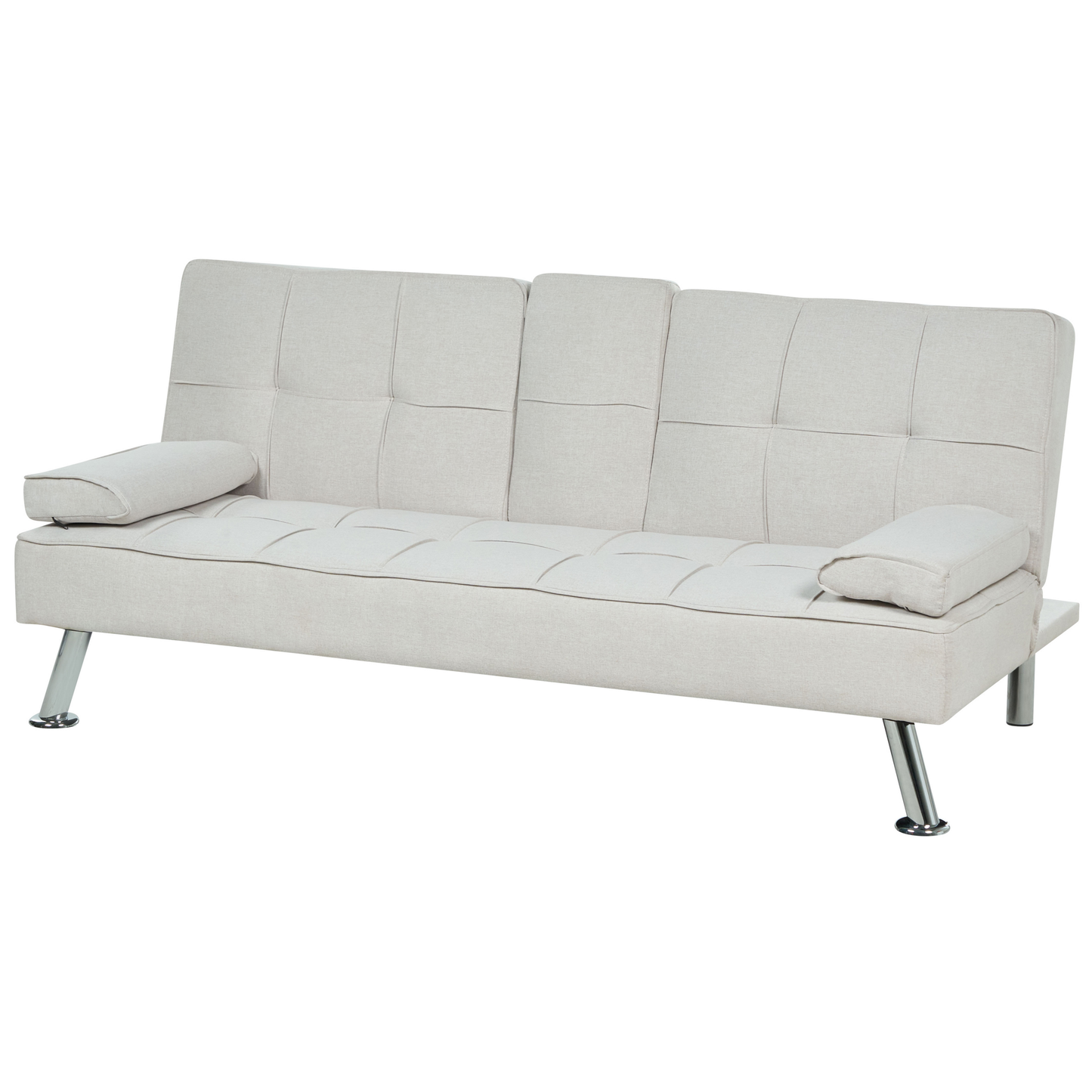 3-Sitzer Schlafsofa hellbeige ROXEN