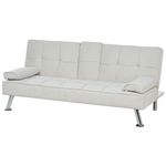 3-Sitzer Schlafsofa hellbeige ROXEN
