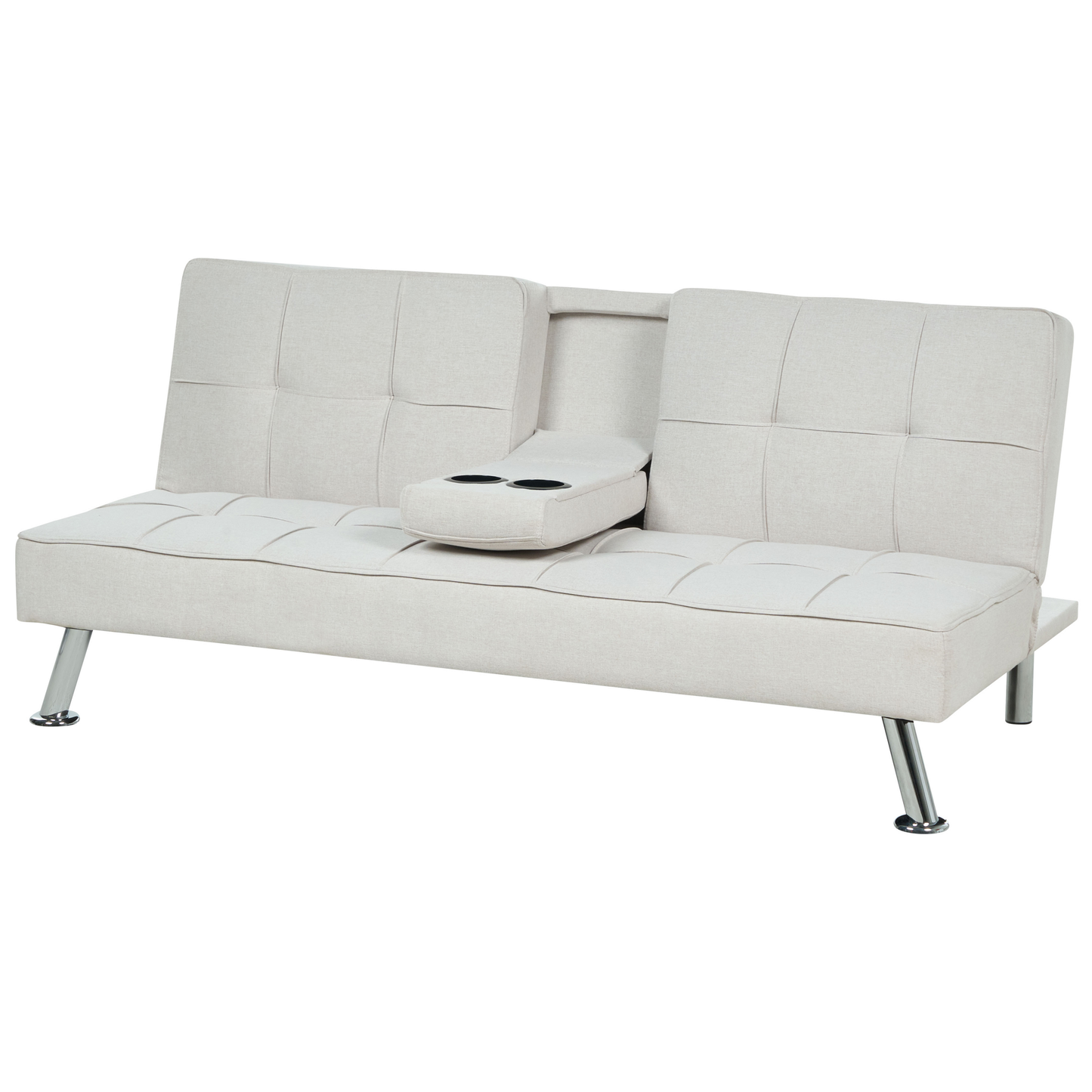 3-Sitzer Schlafsofa hellbeige ROXEN