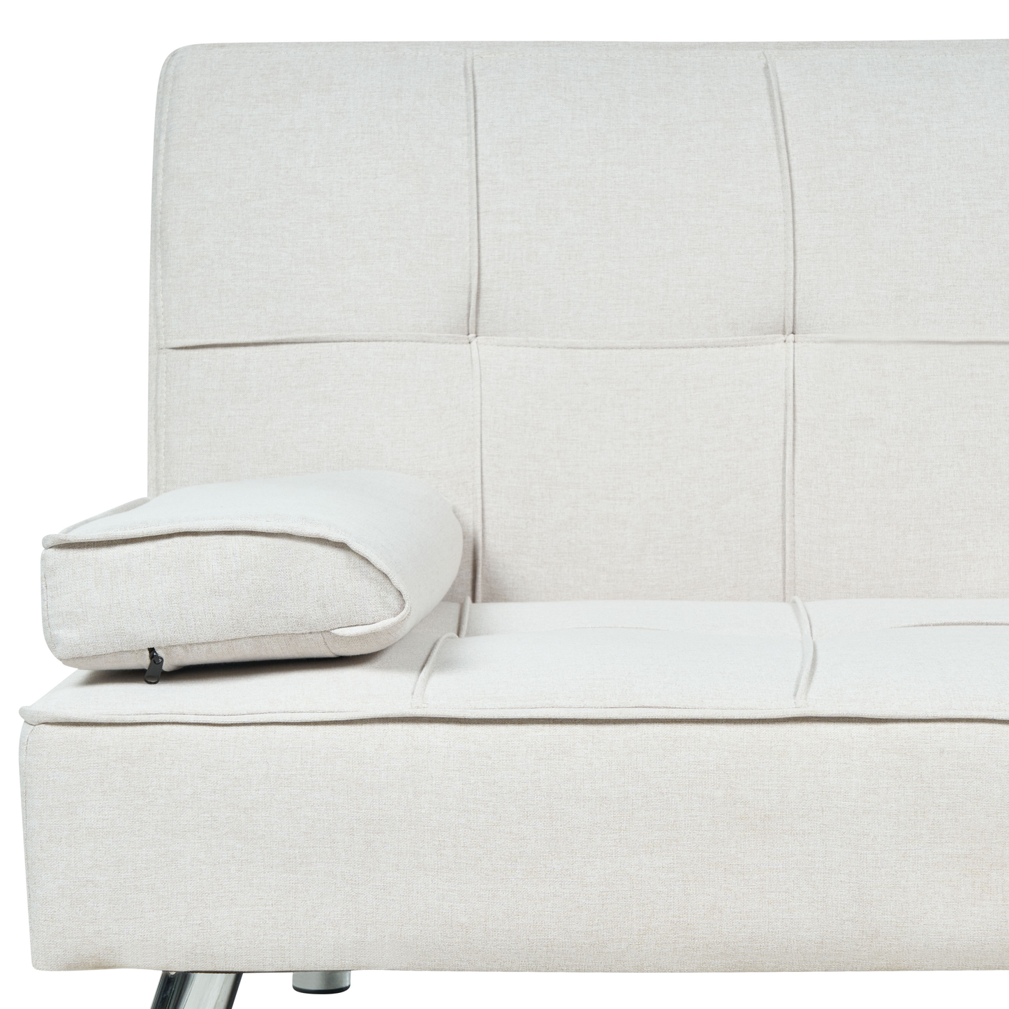 3-Sitzer Schlafsofa hellbeige ROXEN
