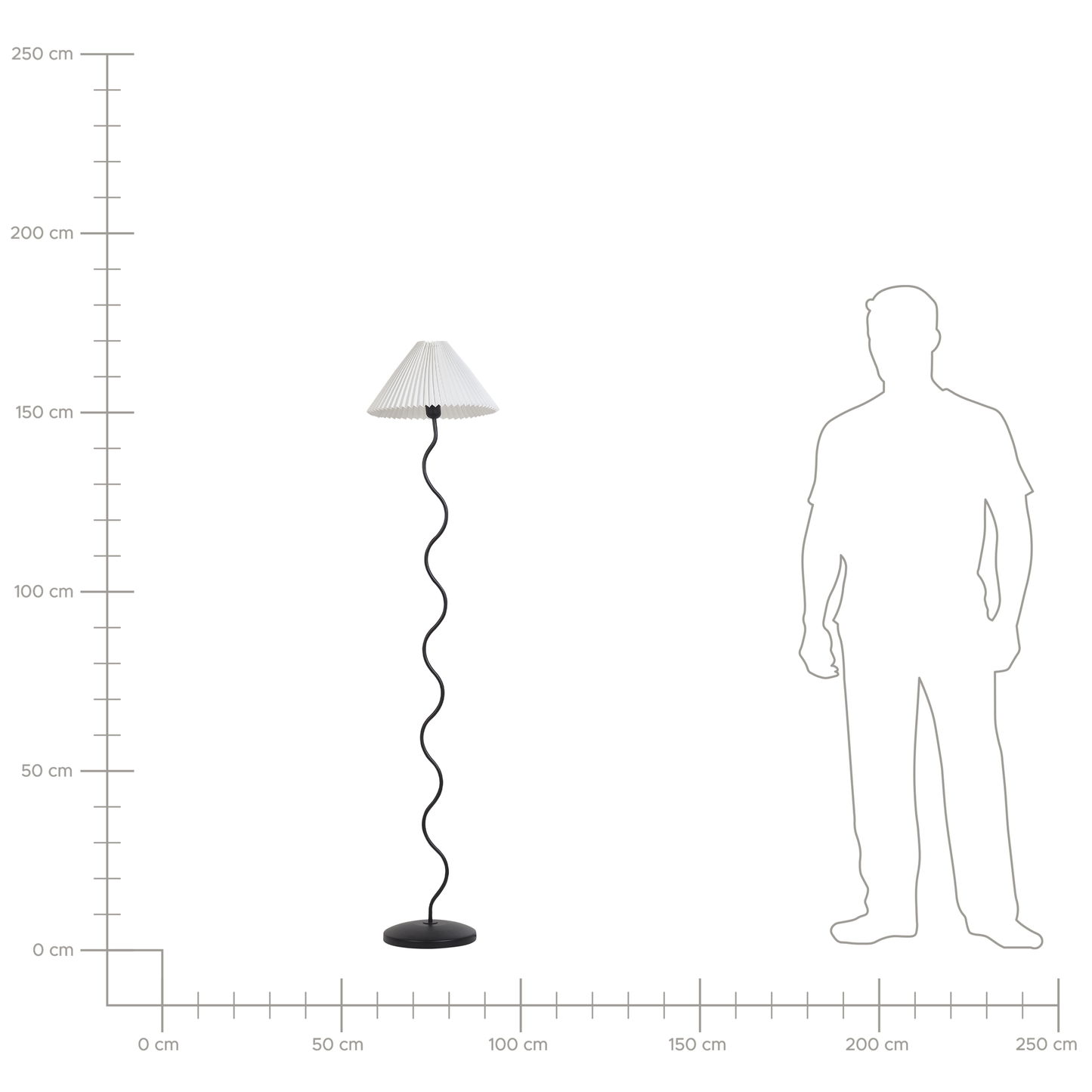 Stehlampe JIKAWO Metall Schwarz