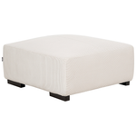 Ottomane LUNGO Cord Cremeweiss
