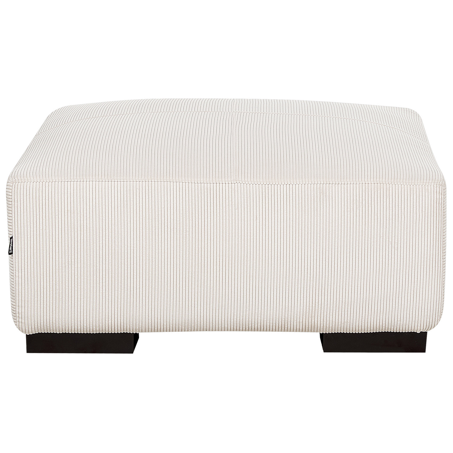Ottomane LUNGO Cord Cremeweiss