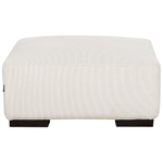 Ottomane LUNGO Cord Cremeweiss