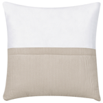 4-Sitzer Ecksofa Cord beige rechtsseitig LUNGO