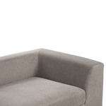 3-Sitzer Sofa braun mit Kissen LERMON