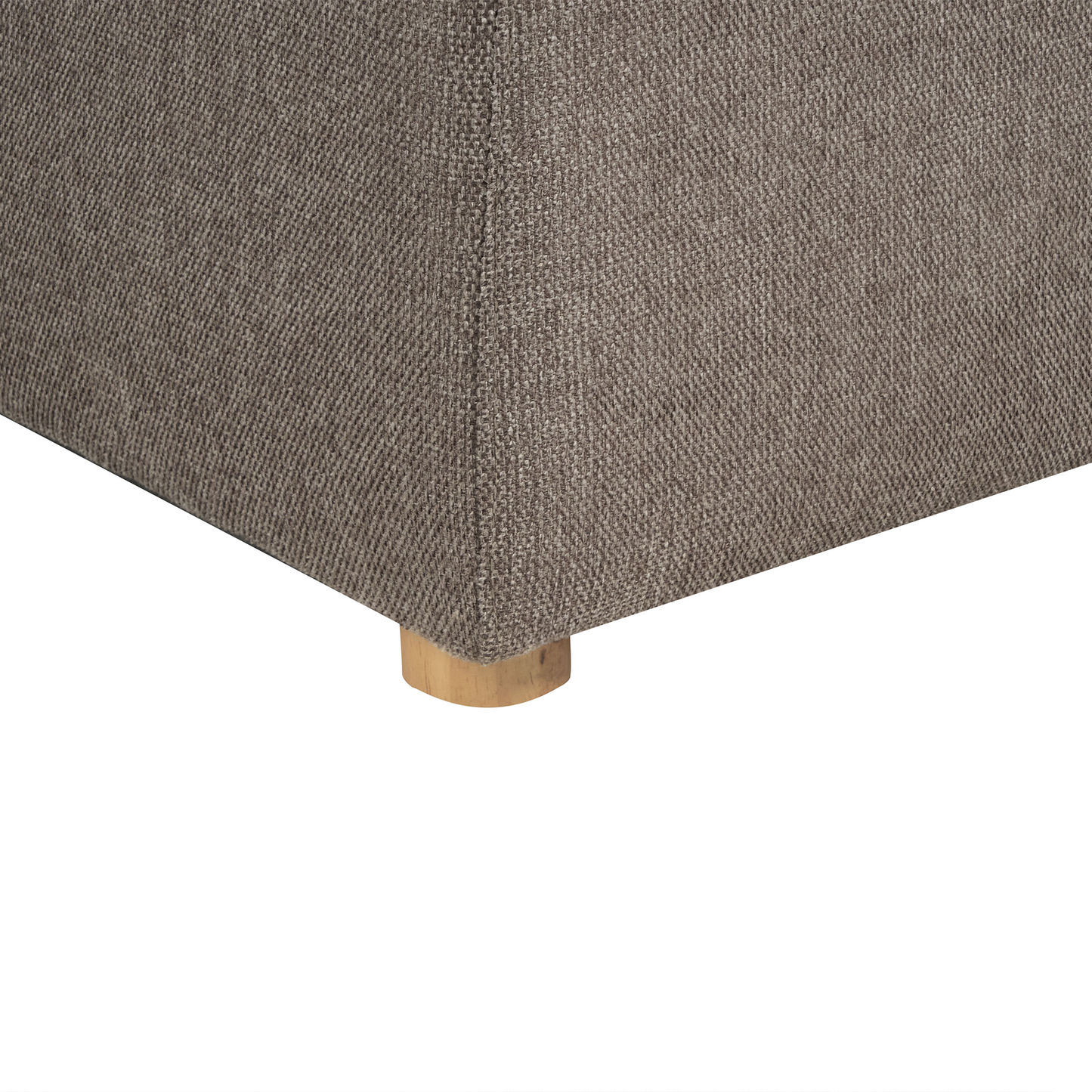 3-Sitzer Sofa braun mit Kissen LERMON