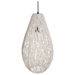 Hängelampe ANNOTTO Baumwolle Beige