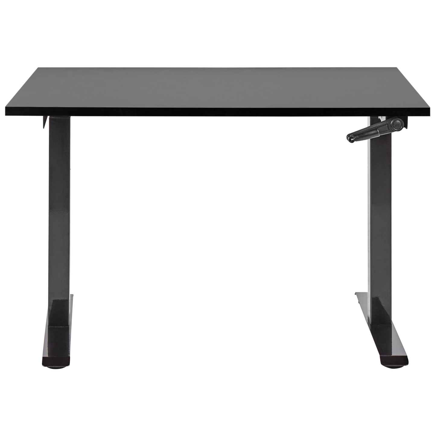 Schreibtisch schwarz 120 x 72 cm manuell höhenverstellbar DESTINES