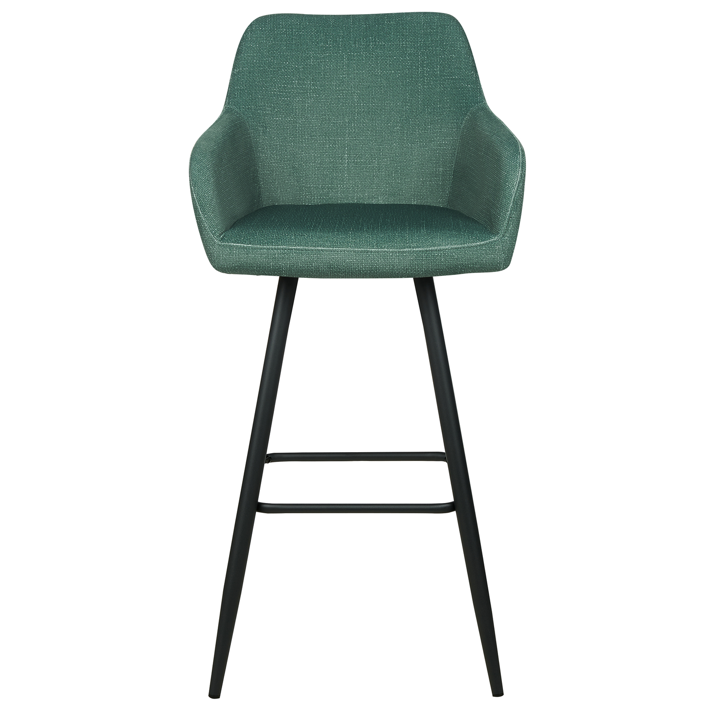 Set mit 2 Barstühlen CASMALIA Samtstoff Dunkelgrün