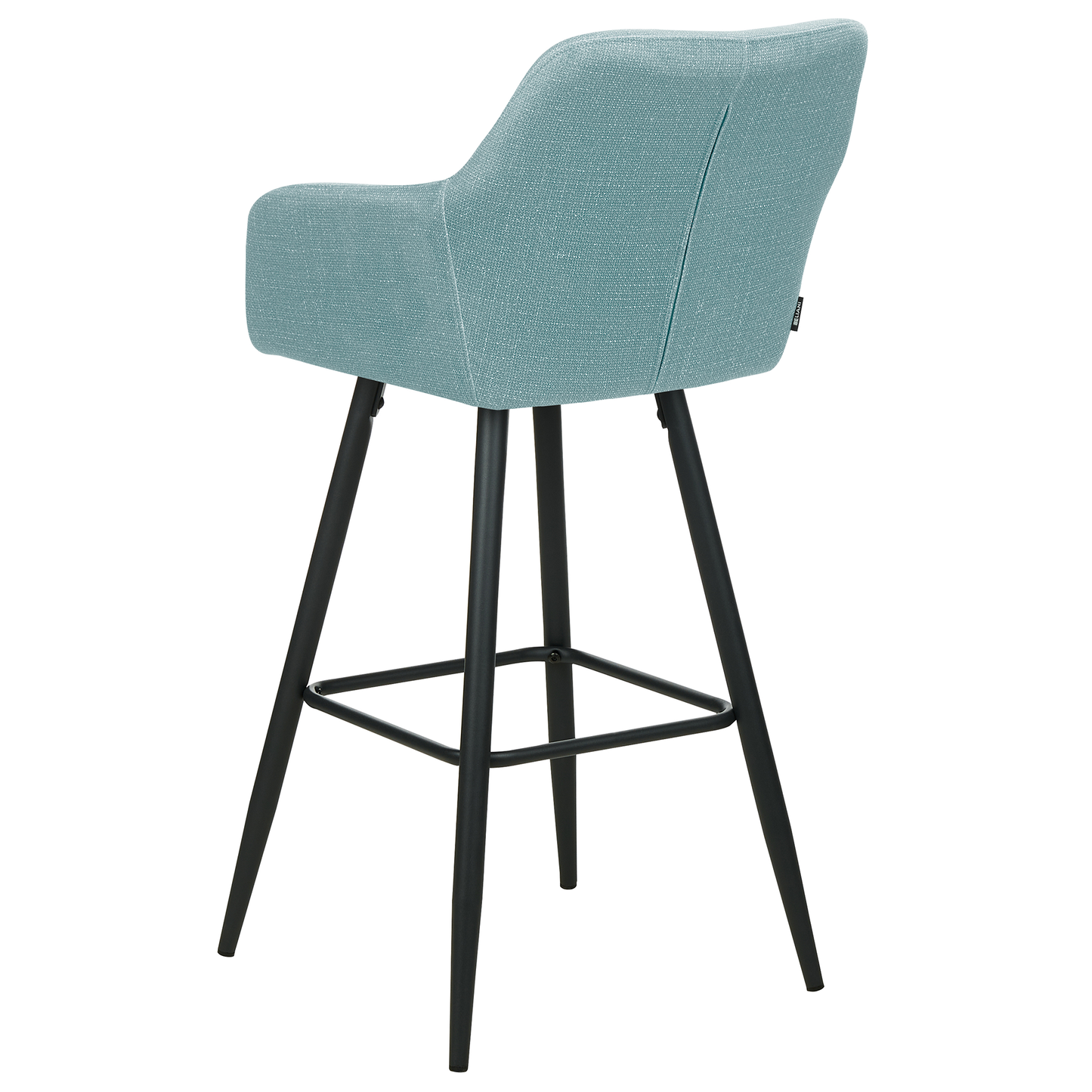 Set mit 2 Barstühlen CASMALIA Samtstoff Hellblau