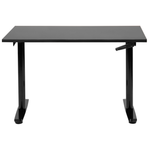 Schreibtisch schwarz 120 x 72 cm manuell höhenverstellbar DESTINAS