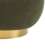 Sessel LOVIISA Bouclé Dunkelgrün