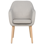 Esszimmerstuhl YORKVILLE II Samtstoff Taupe