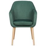 Esszimmerstuhl YORKVILLE II Samtstoff Grün