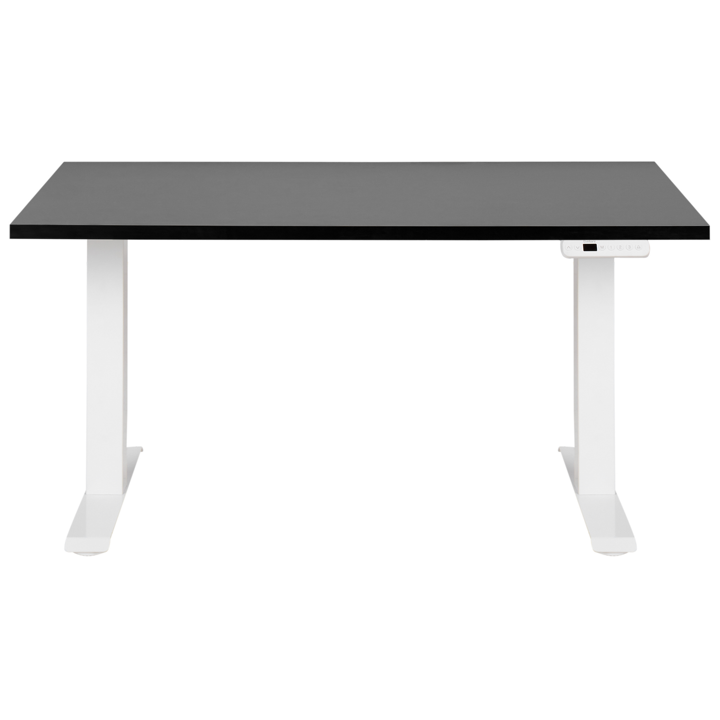 Schreibtisch schwarz / weiss 120 x 72 cm elektrisch höhenverstellbar DESTINES