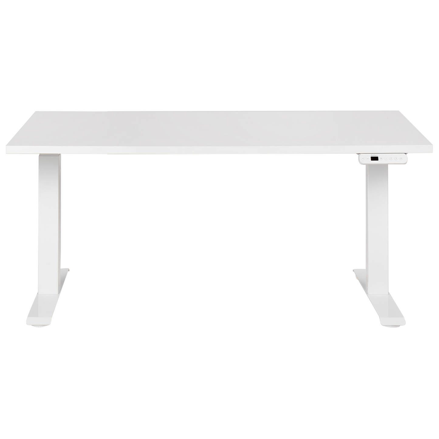 Schreibtisch weiss 160 x 72 cm elektrisch höhenverstellbar DESTINES