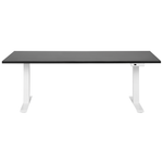 Schreibtisch schwarz / weiss 180 x 80 cm elektrisch höhenverstellbar DESTINES