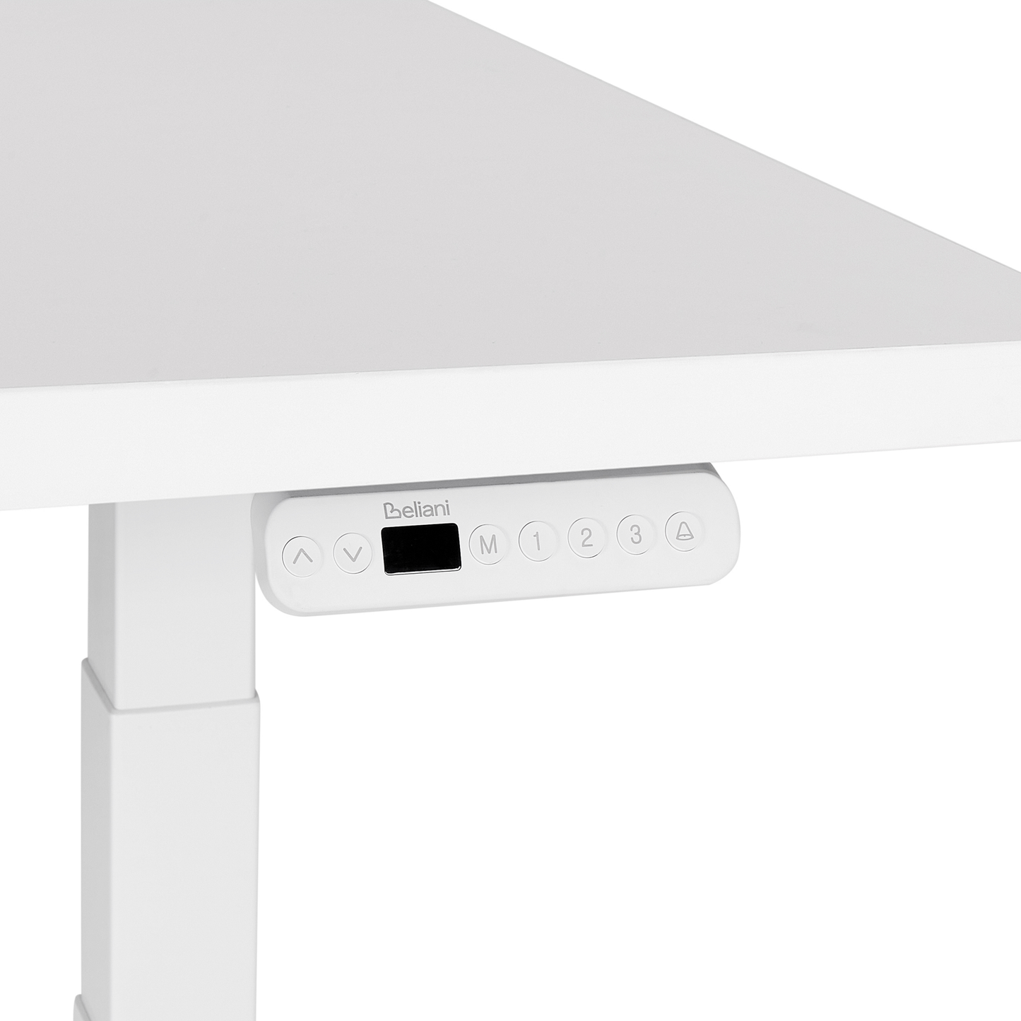 Schreibtisch weiss 180 x 80 cm elektrisch höhenverstellbar DESTINES