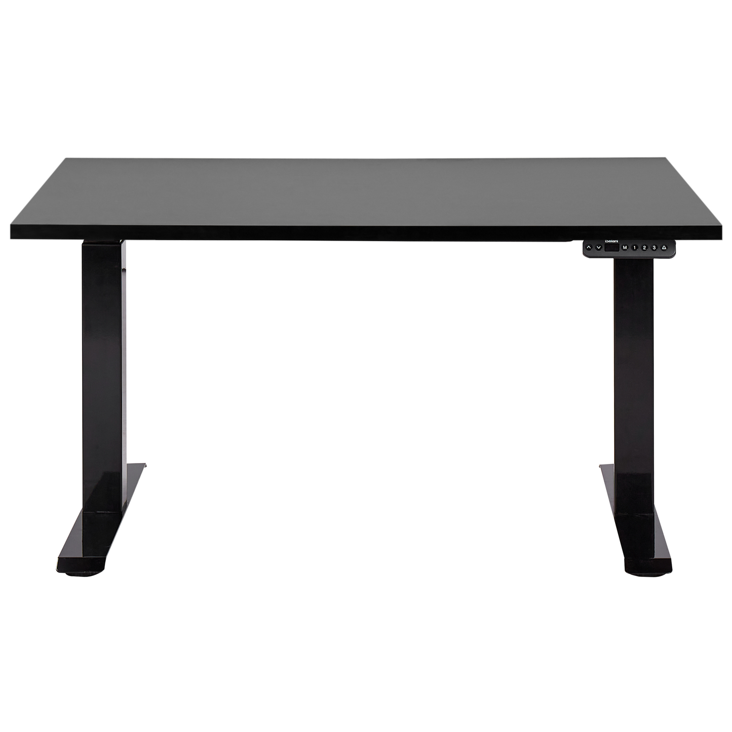Schreibtisch schwarz 120 x 72 cm elektrisch höhenverstellbar DESTINES