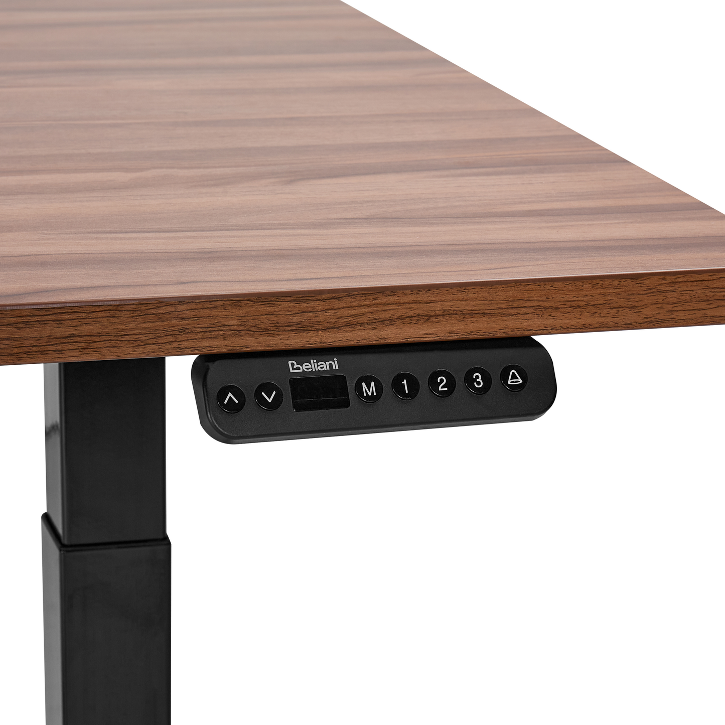 Schreibtisch braun / schwarz 160 x 72 cm elektrisch höhenverstellbar DESTINES