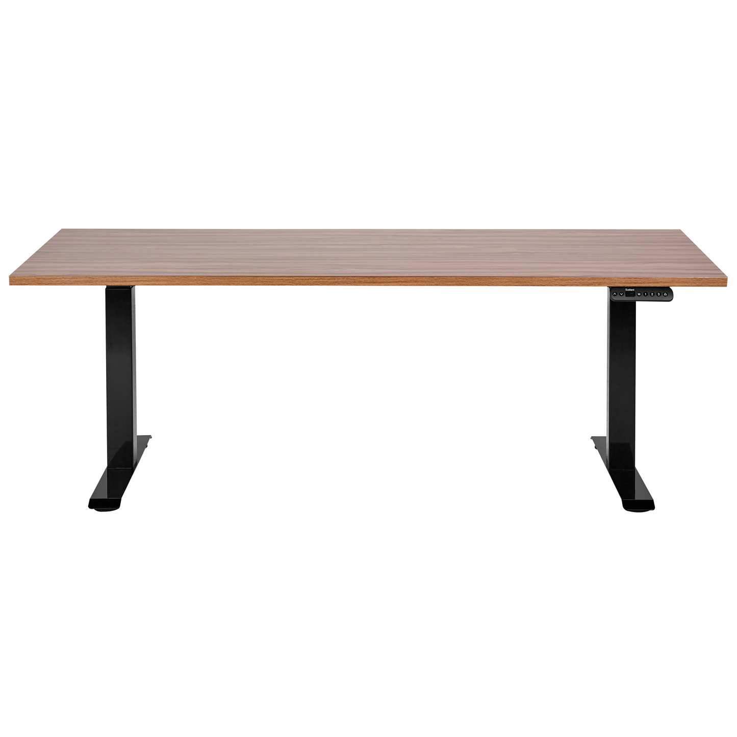 Schreibtisch braun / schwarz 180 x 80 cm elektrisch höhenverstellbar DESTINES