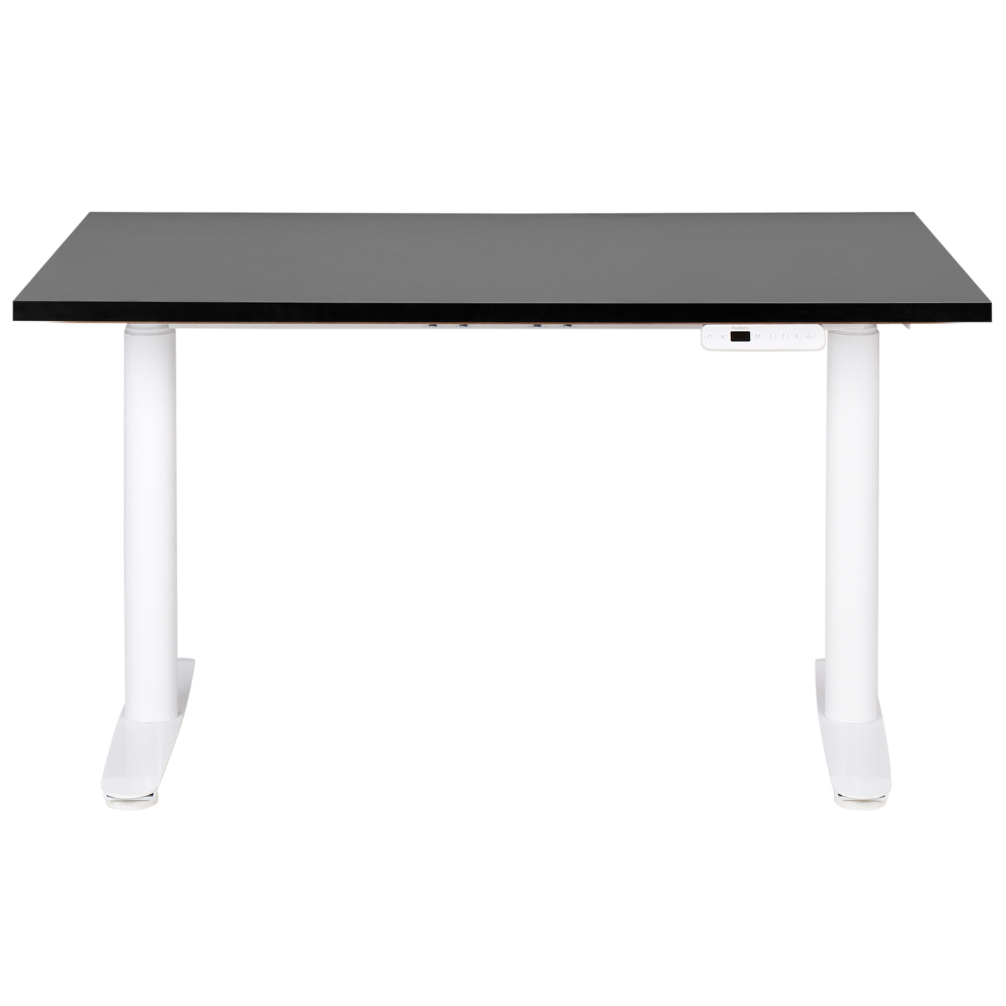 Schreibtisch schwarz / weiss 120 x 72 cm elektrisch höhenverstellbar DESTINAS