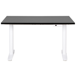 Schreibtisch schwarz / weiss 120 x 72 cm elektrisch höhenverstellbar DESTINAS