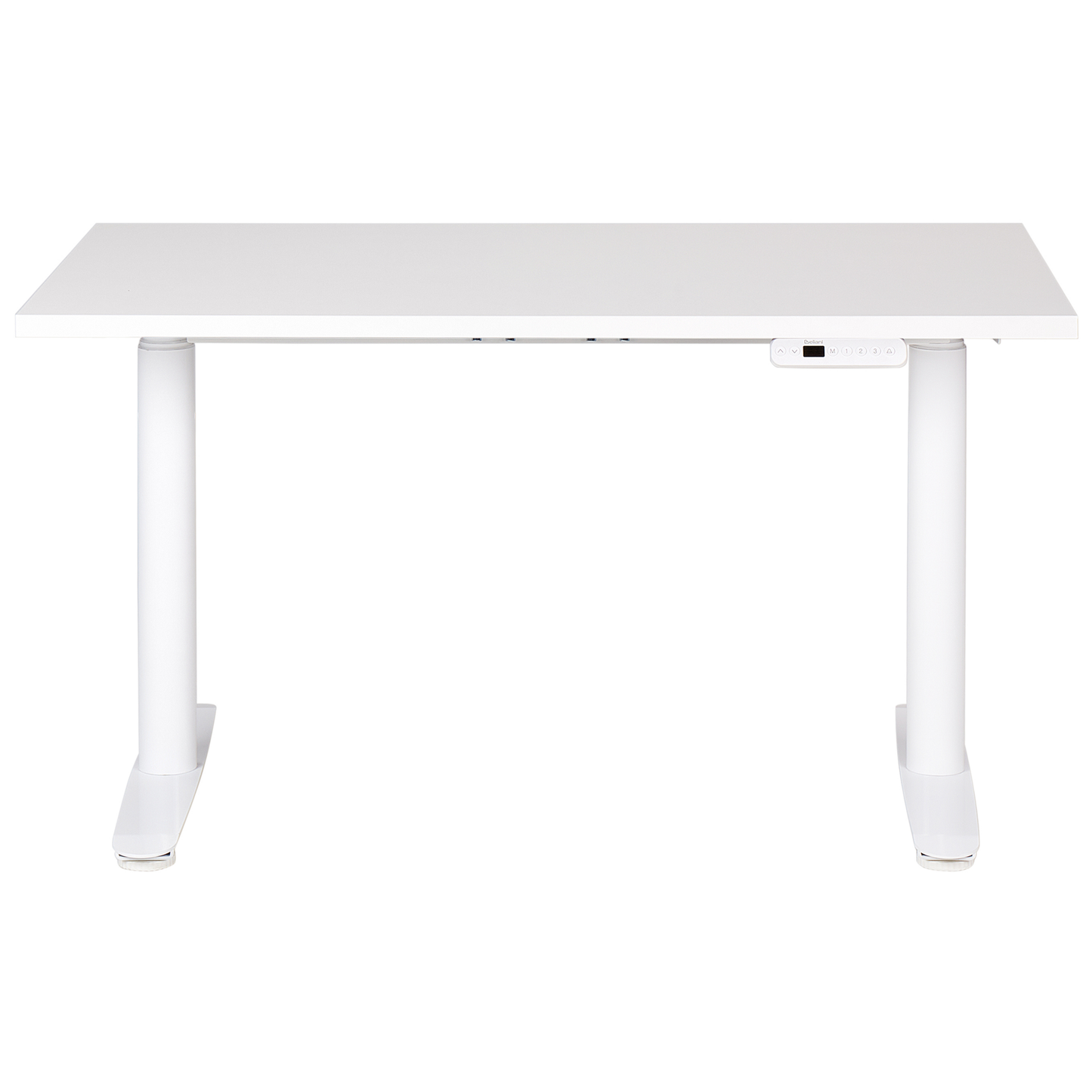 Schreibtisch weiss 120 x 72 cm elektrisch höhenverstellbar DESTINAS