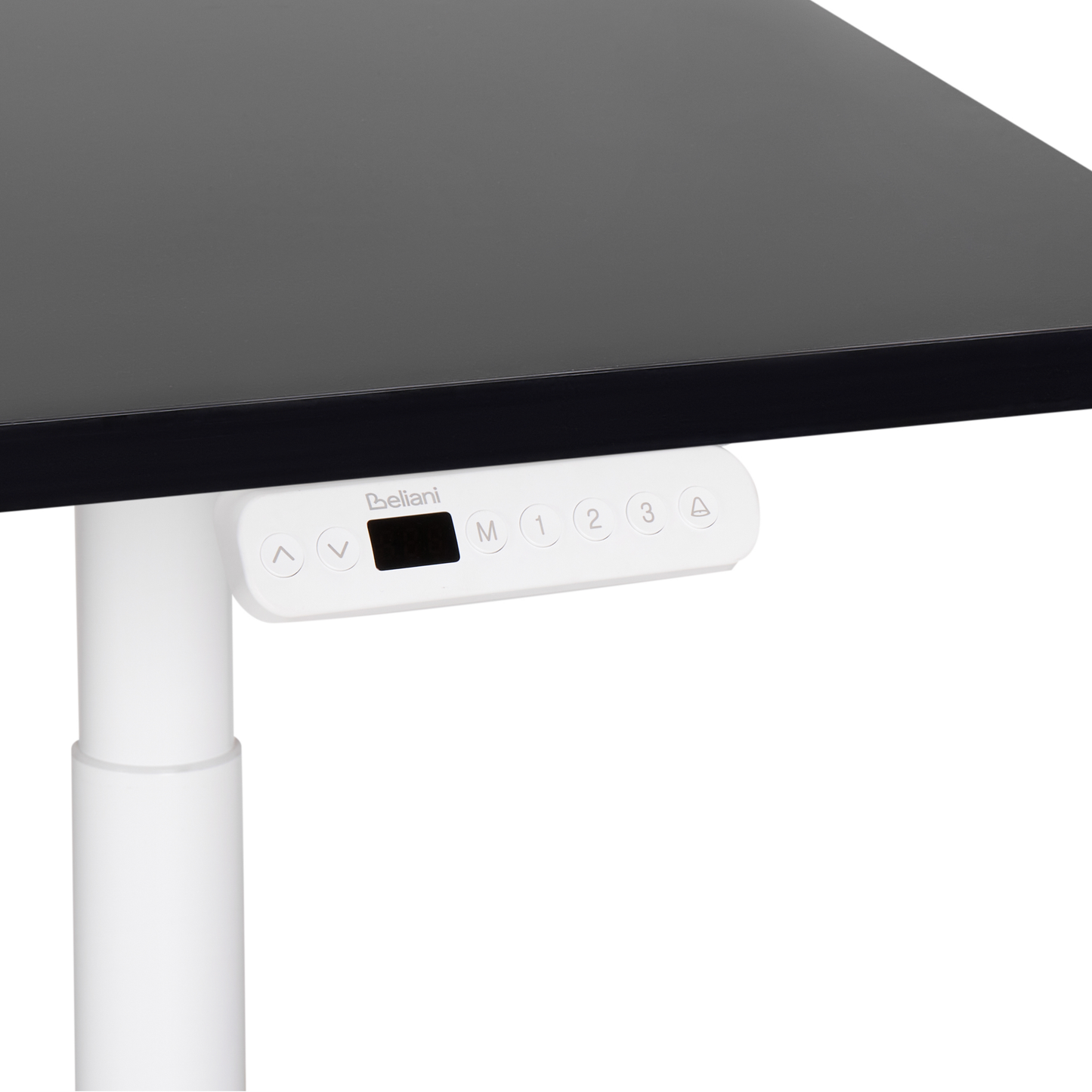 Schreibtisch schwarz / weiss 120 x 72 cm elektrisch höhenverstellbar DESTINAS