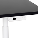 Schreibtisch schwarz / weiss 120 x 72 cm elektrisch höhenverstellbar DESTINAS