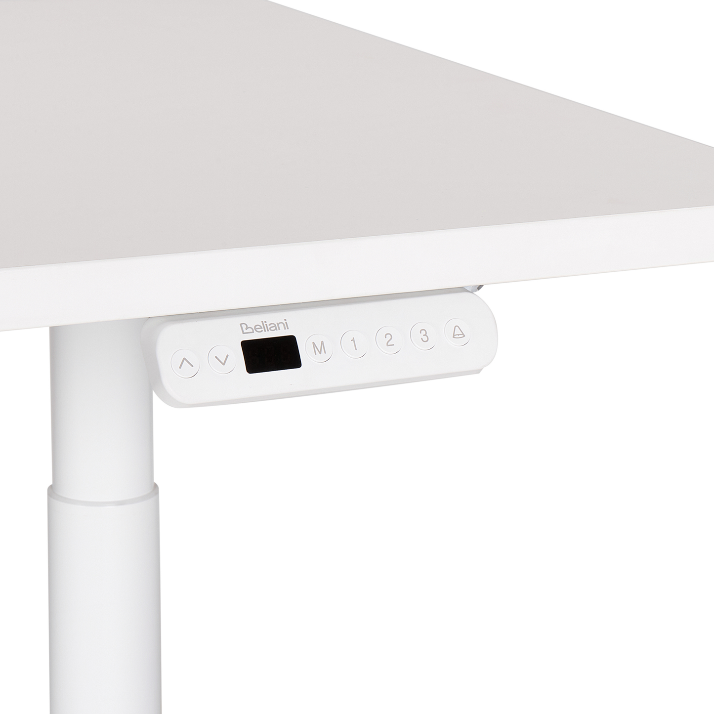 Schreibtisch weiss 160 x 72 cm elektrisch höhenverstellbar DESTINAS