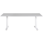 Schreibtisch grau / Weiss 180 x 80 cm elektrisch höhenverstellbar DESTINAS
