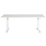 Schreibtisch Weiss 180 x 80 cm elektrisch höhenverstellbar DESTINAS