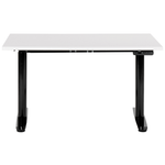 Schreibtisch weiss / schwarz 120 x 72 cm elektrisch höhenverstellbar DESTINAS
